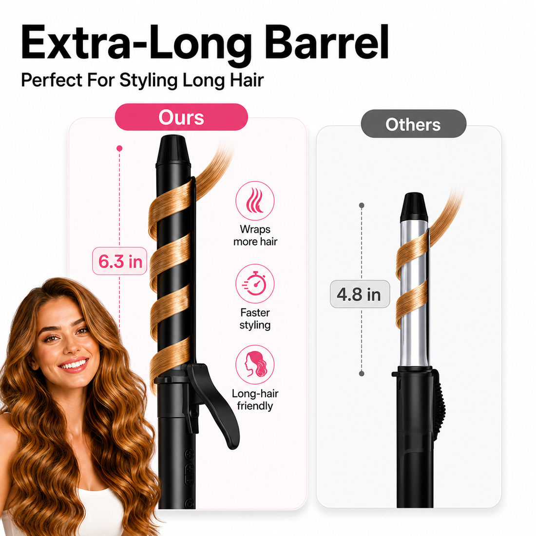 Alabama Barker Barrel Curling Irons