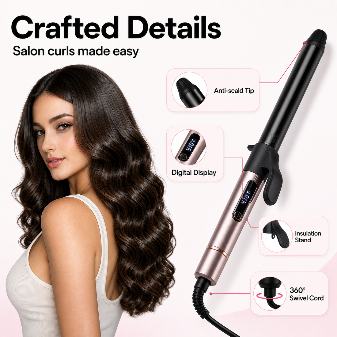 Alabama Barker Barrel Curling Irons